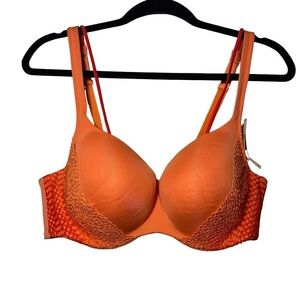 Cacique Ombré Linear Lace Smooth Lightly Lined Balconette